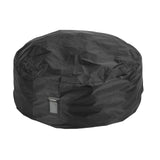 Tire Cover Universal Waterproof Multifunctional Tire Storage Bags for Motorhomes Boat Trailers Campers Jeeps TrucksBlack L - Side View