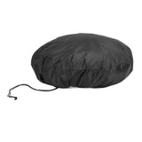 Tire Cover Universal Waterproof Multifunctional Tire Storage Bags for Motorhomes Boat Trailers Campers Jeeps TrucksBlack L - Top-Down View