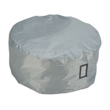Tire Cover Universal Waterproof Multifunctional Tire Storage Bags for Motorhomes Boat Trailers Campers Jeeps TrucksGrey S - Rear View