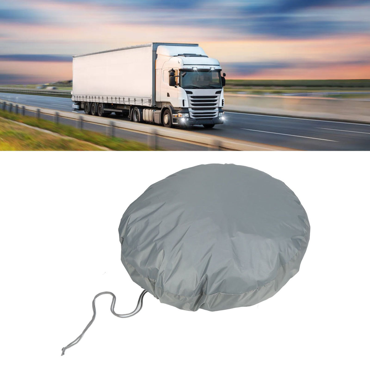 Tire Cover Universal Waterproof Multifunctional Tire Storage Bags for Motorhomes Boat Trailers Campers Jeeps TrucksGrey L