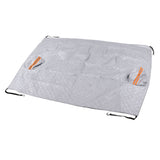 197x217cm Universal Windshield Snow Cover with Reflective Strip Car Rain Proof Windshield Cover Protector - Rear View