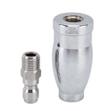 High Pressure Washer 3600PSI Rotating Turbo Nozzle with 1/4in Quick Connect Plug Stainless Steel Rotating Nozzle