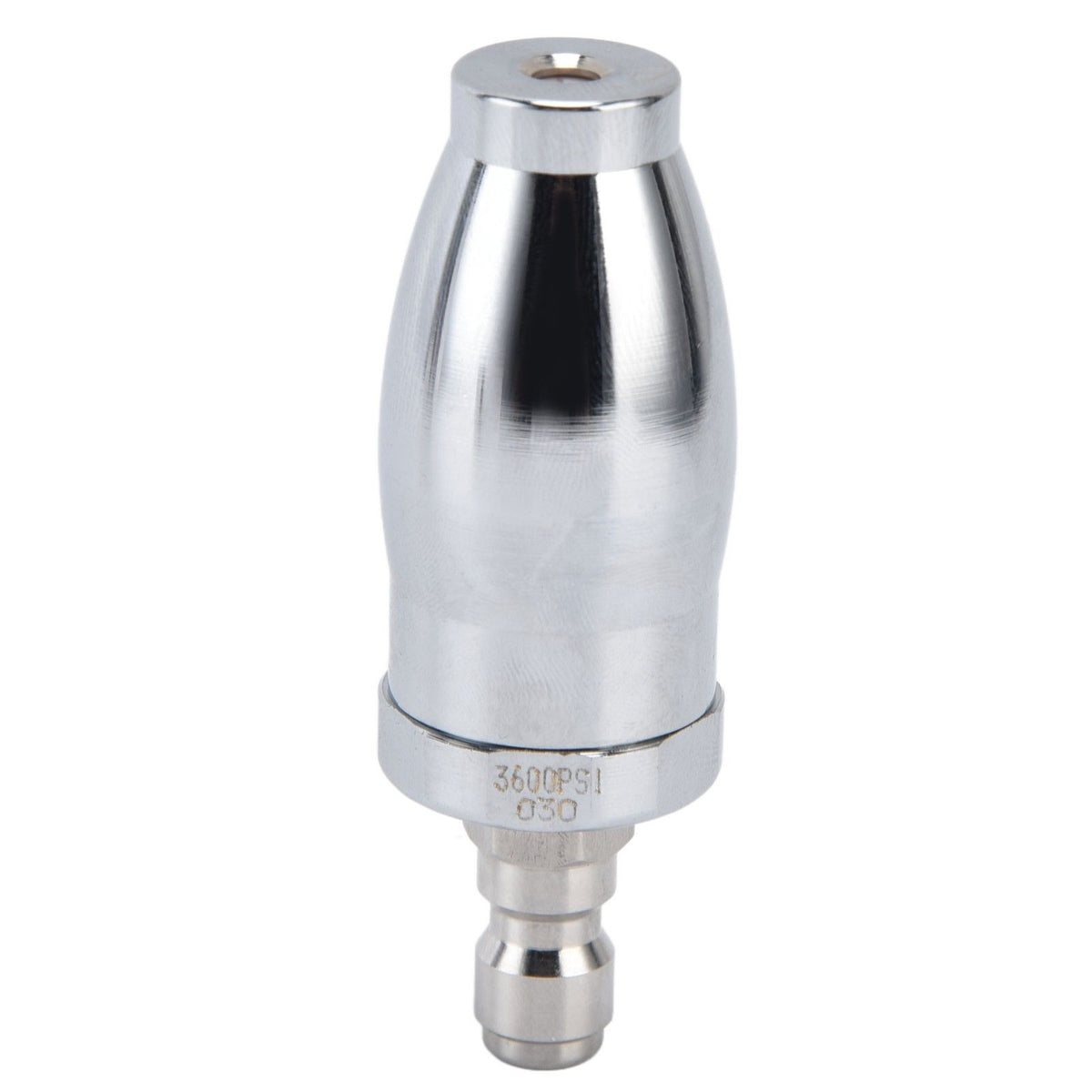 High Pressure Washer 3600PSI Rotating Turbo Nozzle with 1/4in Quick Connect Plug Stainless Steel Rotating Nozzle