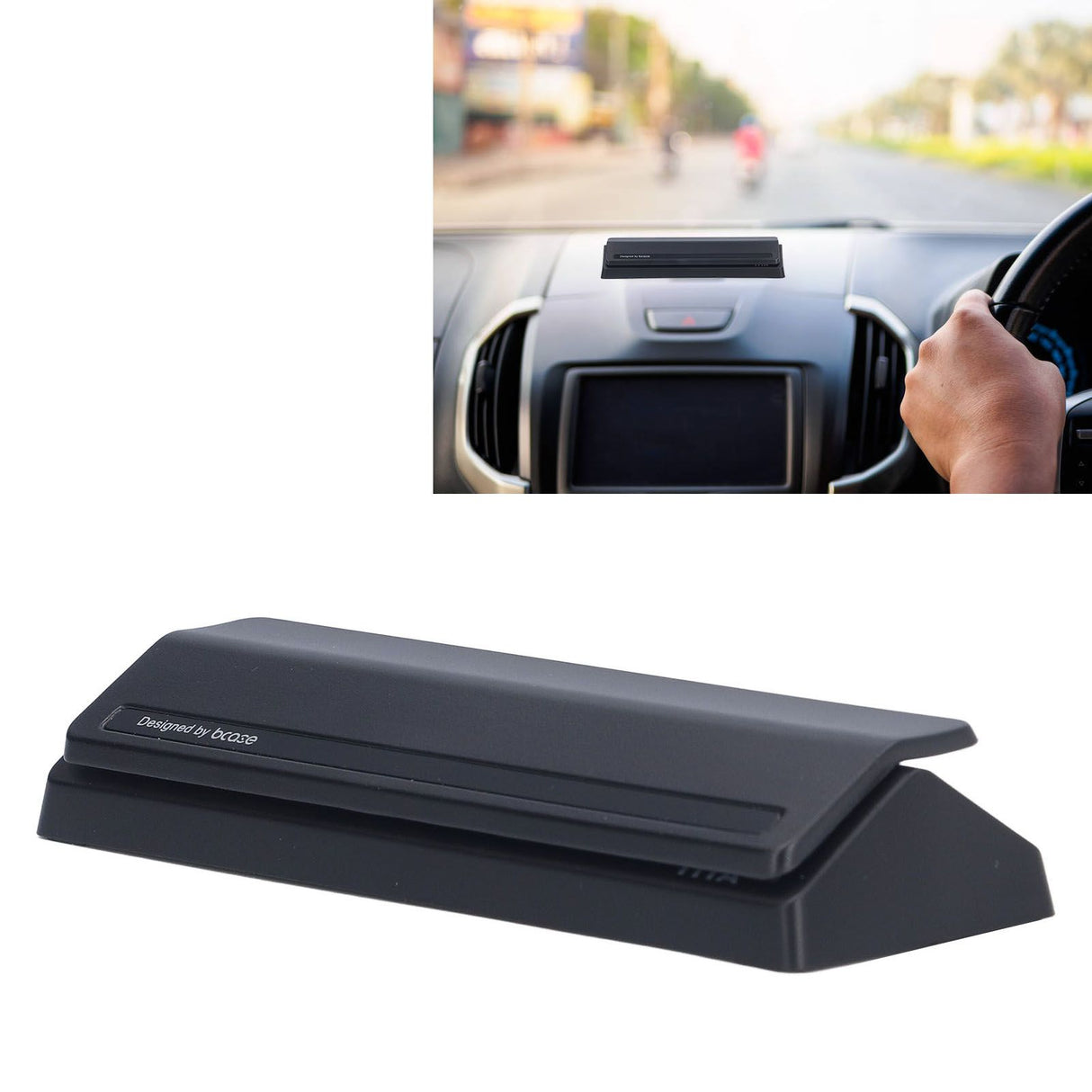 Car Temporary Parking Sign Stable Structure Environmentally Friendly Small Compact Exquisite Number PlateBlack