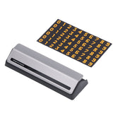 Car Temporary Parking Sign Stable Structure Environmentally Friendly Small Compact Exquisite Number PlateSilver - Top-Down View