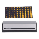 Car Temporary Parking Sign Stable Structure Environmentally Friendly Small Compact Exquisite Number PlateSilver