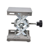 Adjustable Lifting Platform Laboratory Lift Stand Stainless Steel Lifting Table Welding Positioner Tool - Front View