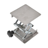 Adjustable Lifting Platform Laboratory Lift Stand Stainless Steel Lifting Table Welding Positioner Tool - Close-Up Angle