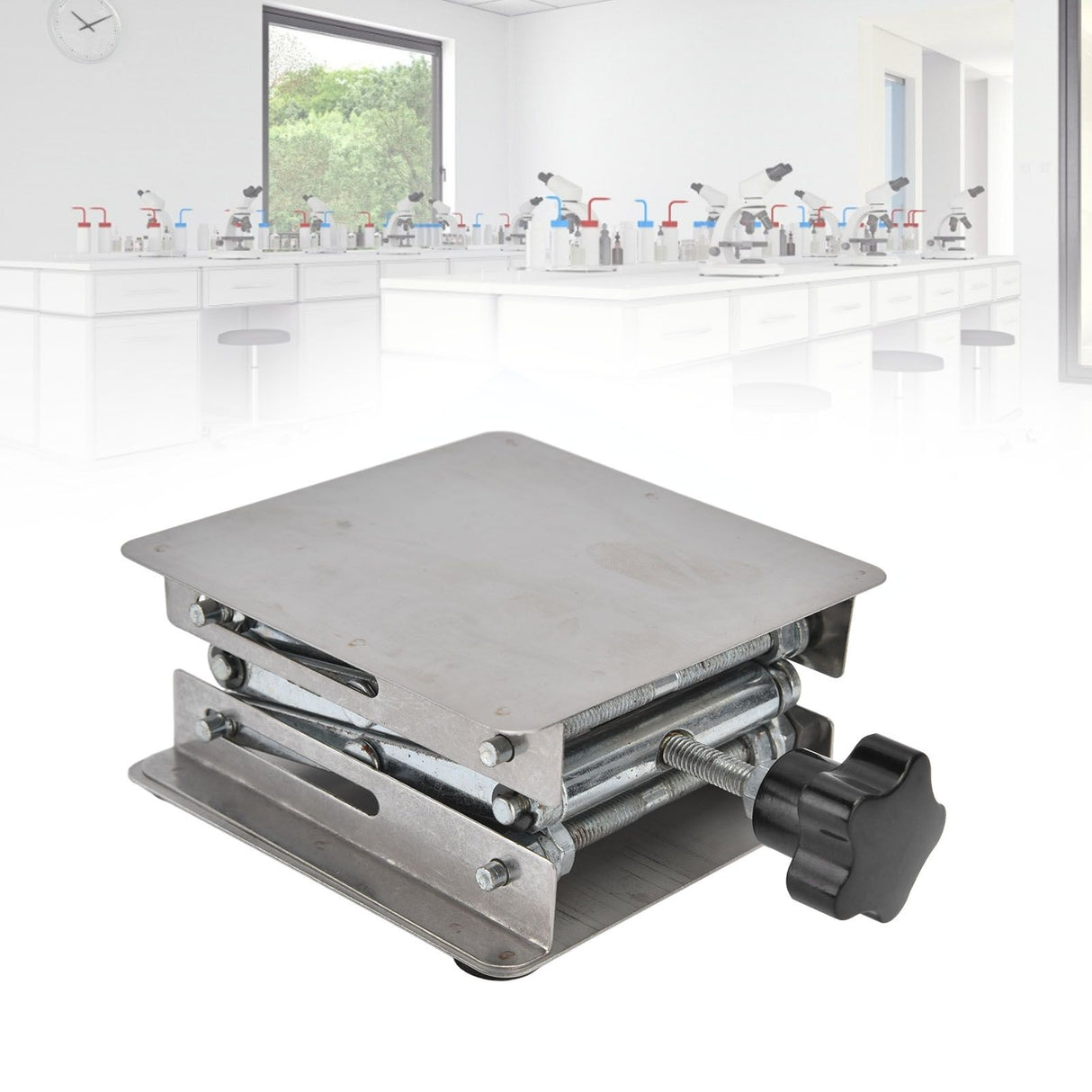 Adjustable Lifting Platform Laboratory Lift Stand Stainless Steel Lifting Table Welding Positioner Tool