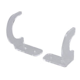 2Pack Wall Mount Sword Display Hanger Hanging Acrylic Holder Rack Organizer for Home OfficeTransparent