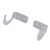 2Pack Wall Mount Sword Display Hanger Hanging Acrylic Holder Rack Organizer for Home OfficeTransparent