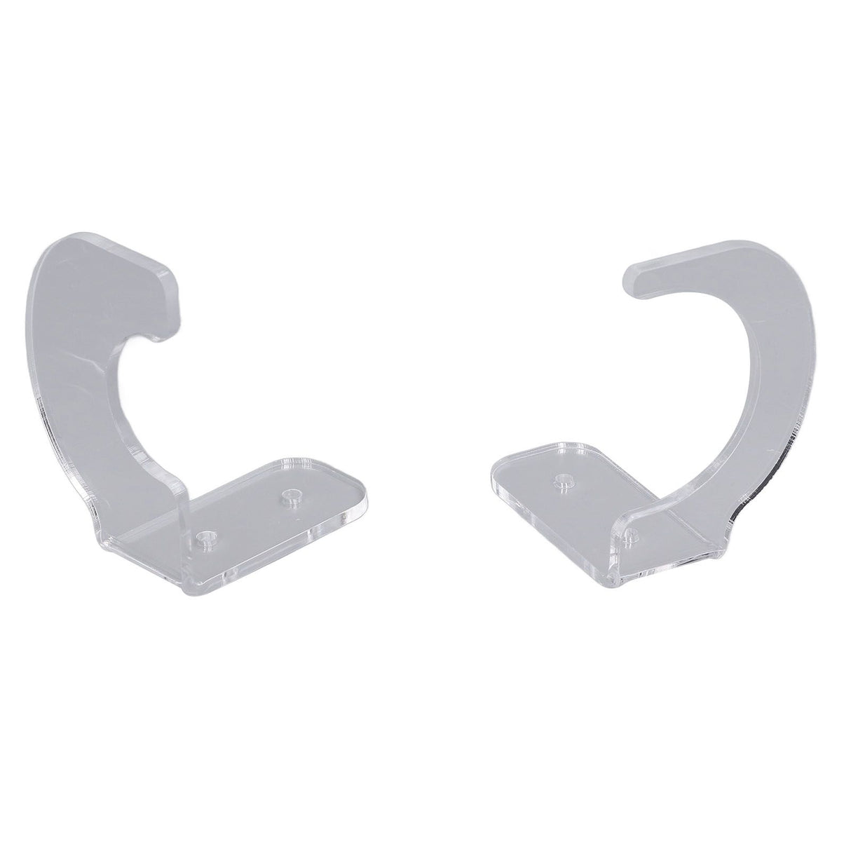 2Pack Wall Mount Sword Display Hanger Hanging Acrylic Holder Rack Organizer for Home OfficeTransparent