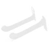 1Pair Yoga Mat Wall Mount Holder Acrylic Yoga Mat Wall Hanger Storage Rack Household Exercise Yoga Mat BracketTransparent - 45-Degree Angle