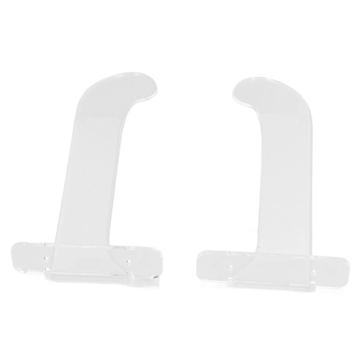 1Pair Yoga Mat Wall Mount Holder Acrylic Yoga Mat Wall Hanger Storage Rack Household Exercise Yoga Mat BracketTransparent