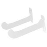 1Pair Yoga Mat Wall Mount Holder Acrylic Yoga Mat Wall Hanger Storage Rack Household Exercise Yoga Mat BracketTransparent - Extra Image