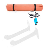 1Pair Yoga Mat Wall Mount Holder Acrylic Yoga Mat Wall Hanger Storage Rack Household Exercise Yoga Mat BracketTransparent