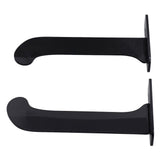 1Pair Yoga Mat Wall Mount Holder Acrylic Yoga Mat Wall Hanger Storage Rack Household Exercise Yoga Mat BracketBlack