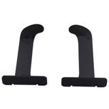 1Pair Yoga Mat Wall Mount Holder Acrylic Yoga Mat Wall Hanger Storage Rack Household Exercise Yoga Mat BracketBlack