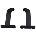 1Pair Yoga Mat Wall Mount Holder Acrylic Yoga Mat Wall Hanger Storage Rack Household Exercise Yoga Mat BracketBlack