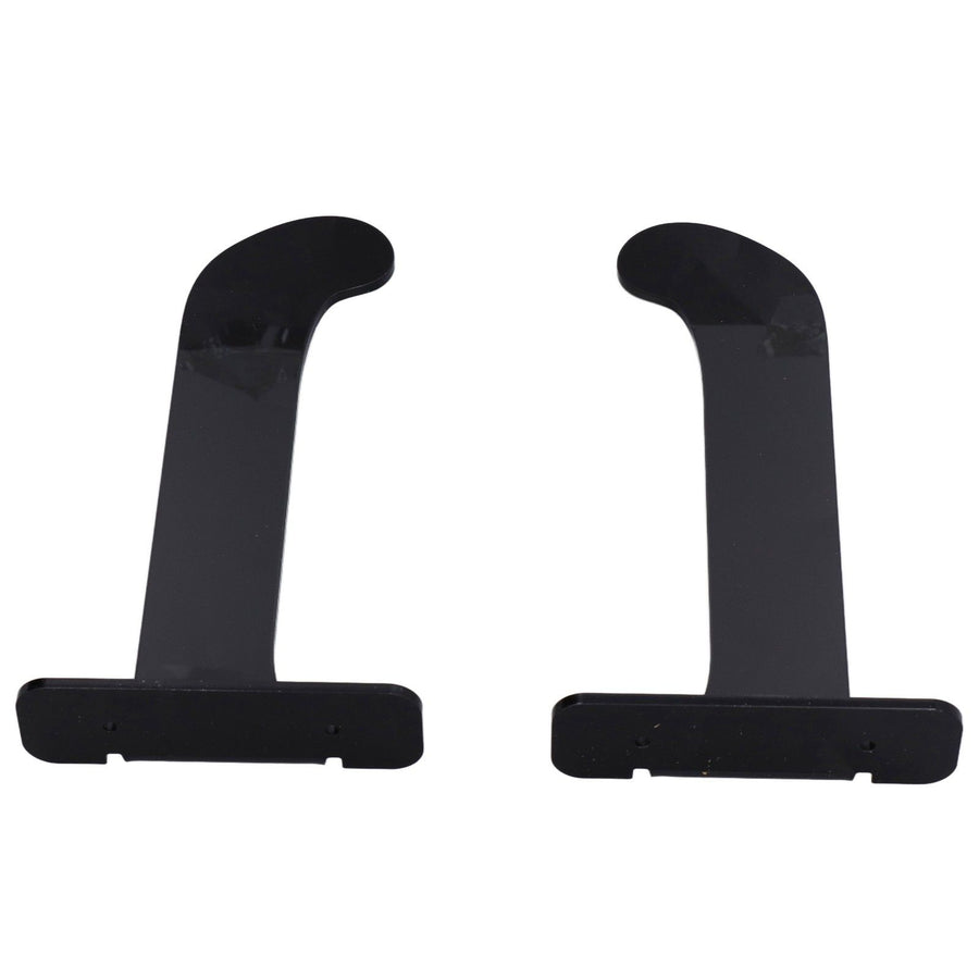1Pair Yoga Mat Wall Mount Holder Acrylic Yoga Mat Wall Hanger Storage Rack Household Exercise Yoga Mat BracketBlack