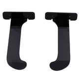 1Pair Yoga Mat Wall Mount Holder Acrylic Yoga Mat Wall Hanger Storage Rack Household Exercise Yoga Mat BracketBlack