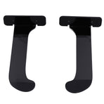 1Pair Yoga Mat Wall Mount Holder Acrylic Yoga Mat Wall Hanger Storage Rack Household Exercise Yoga Mat BracketBlack