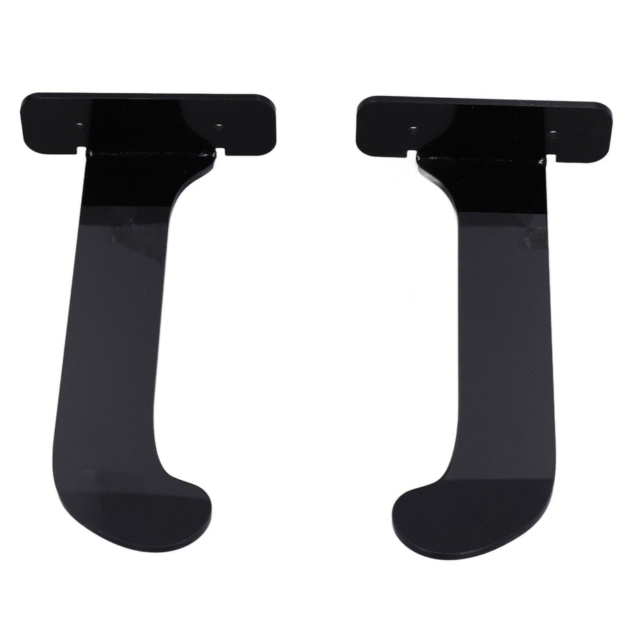 1Pair Yoga Mat Wall Mount Holder Acrylic Yoga Mat Wall Hanger Storage Rack Household Exercise Yoga Mat BracketBlack