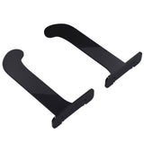 1Pair Yoga Mat Wall Mount Holder Acrylic Yoga Mat Wall Hanger Storage Rack Household Exercise Yoga Mat BracketBlack