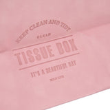 2 Packs Tissue Box Cover Nordic Handbag Styling Medroom Artificial Leather Tissue Box Cover Holder for Living RoomPink - Extra Image