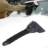 Waterproof Ice Scraper Mitt 2 in 1 Design Elastic Band Design Easy to Hold Convenient Cold Proof Car Snow Scraper GloveBlack