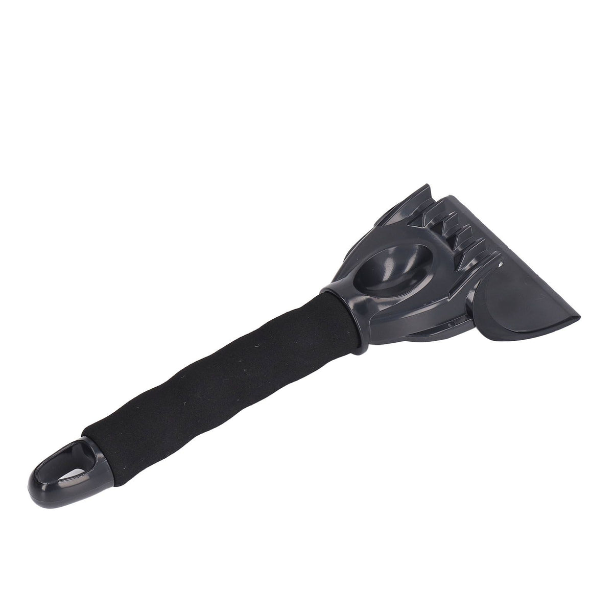 Waterproof Ice Scraper Mitt 2 in 1 Design Elastic Band Design Easy to Hold Convenient Cold Proof Car Snow Scraper GloveBlack