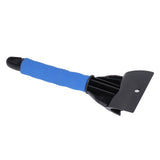 Waterproof Ice Scraper Mitt 2 in 1 Design Elastic Band Design Easy to Hold Convenient Cold Proof Car Snow Scraper GloveBlue - Extra Image