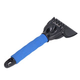 Waterproof Ice Scraper Mitt 2 in 1 Design Elastic Band Design Easy to Hold Convenient Cold Proof Car Snow Scraper GloveBlue