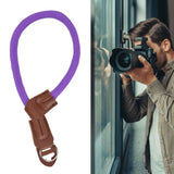 Adjustable Camera Hand Wrist Strap for Nikon Digital SLR Camera Quick Release Hand RopePurple