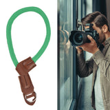 Adjustable Camera Hand Wrist Strap for Nikon Digital SLR Camera Quick Release Hand RopeGreen - Extra Image