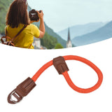 Adjustable Camera Hand Wrist Strap for Nikon Digital SLR Camera Quick Release Hand RopeOrange