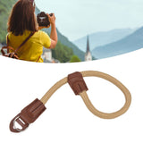 Adjustable Camera Hand Wrist Strap for Nikon Digital SLR Camera Quick Release Hand RopeKhaki - Extra Image
