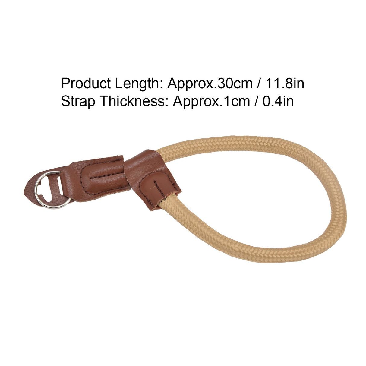Adjustable Camera Hand Wrist Strap for Nikon Digital SLR Camera Quick Release Hand RopeKhaki