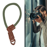 Adjustable Camera Hand Wrist Strap for Nikon Digital SLR Camera Quick Release Hand RopeMilitary Green