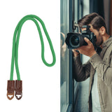 Camera Strap Nylon Universal Adjustable Camera Shoulder Neck Wrist Belt for Digital SLRGreen