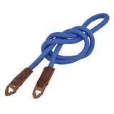 Camera Strap Nylon Universal Adjustable Camera Shoulder Neck Wrist Belt for Digital SLRBlue - Side View