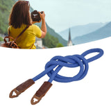Camera Strap Nylon Universal Adjustable Camera Shoulder Neck Wrist Belt for Digital SLRBlue - Extra Image