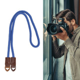 Camera Strap Nylon Universal Adjustable Camera Shoulder Neck Wrist Belt for Digital SLRBlue - Extra Image