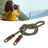Camera Strap Nylon Universal Adjustable Camera Shoulder Neck Wrist Belt for Digital SLRMilitary Green