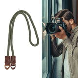 Camera Strap Nylon Universal Adjustable Camera Shoulder Neck Wrist Belt for Digital SLRMilitary Green