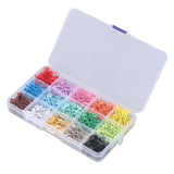 Safety Pins DIY Making Reliable Locking Design Glossy Bright Small Compact Sewing Accessories for Art Project15 Colors 300 Pcs/Box