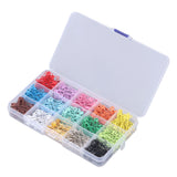 Safety Pins DIY Making Reliable Locking Design Glossy Bright Small Compact Sewing Accessories for Art Project15 Colors 450 Pcs/Box