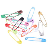 Safety Pins DIY Making Reliable Locking Design Glossy Bright Small Compact Sewing Accessories for Art Project15 Colors 450 Pcs/Box