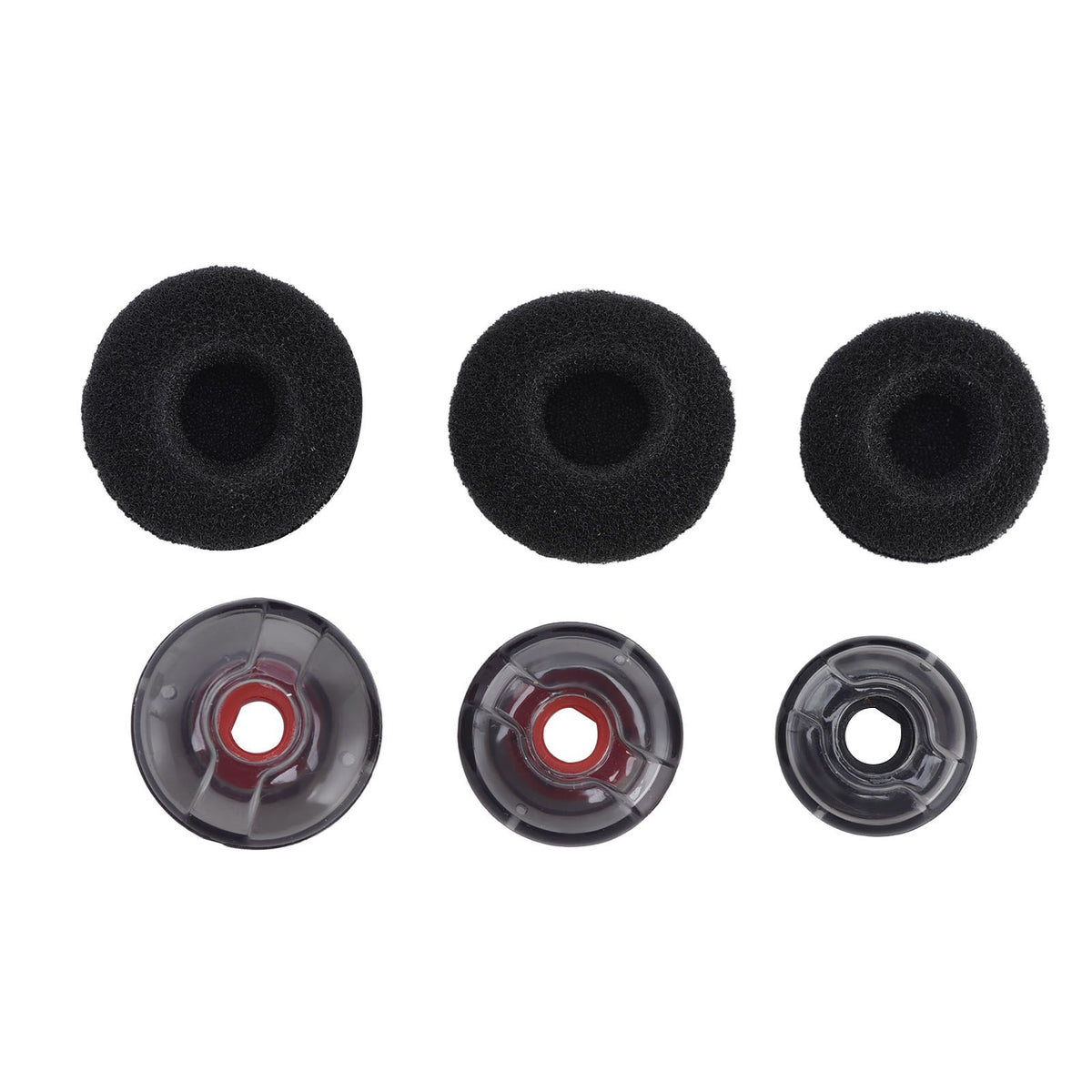 Ear Bud Tip Headset Silicone Earbud Replacement Black Earphone Accessory for Plantronics V5200