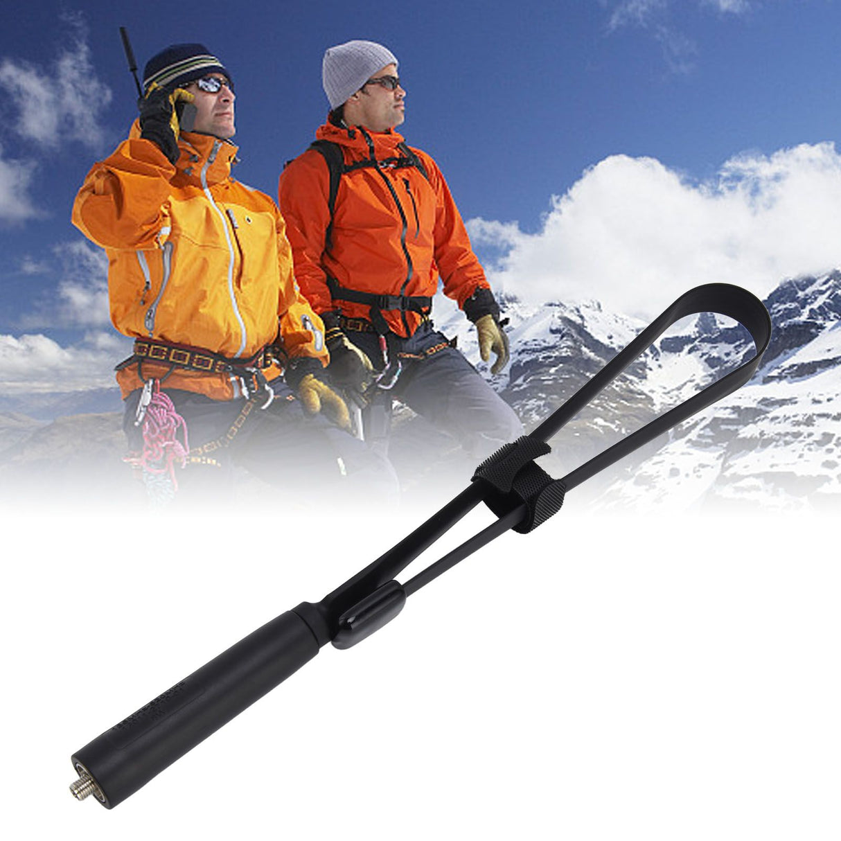 Folding Antenna SMAFemale Dual Band High Gain Walkie Talkie Antenna for Baofeng UV5R